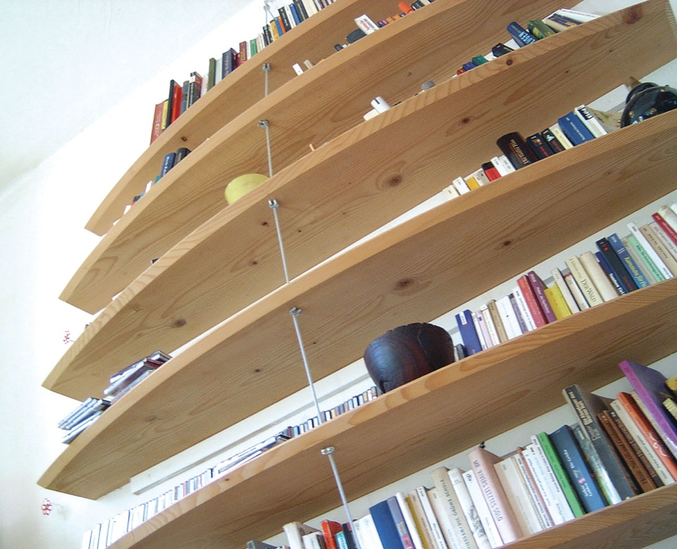 Ragalböden aus Ahorn, schwebend montiert